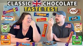 Americans Try Classic British Supermarket Chocolates  17 Varieties [upl. by Eniaj616]