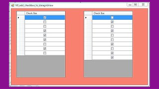 VBNET Tutorial  How To Add CheckBox Column To DataGridView In VBNET  With Source Code [upl. by Som]