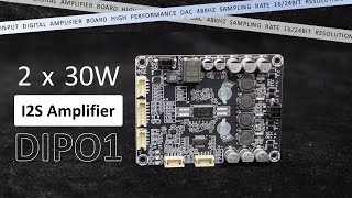 Stereo 30W Low Power I2S Audio Amplifier Board amp DAC TAS5756 Supporting Battery Power [upl. by Llekcor525]