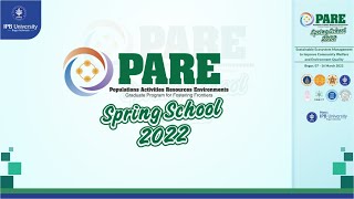 PARE SPRING SCHOOL 2022 [upl. by Ennaitsirhc624]