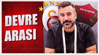 Galatasaray 10 Hatayspor  Devre arası yayını  Okan Buruk sahada İsmail Kartal kongrede [upl. by Fransis]