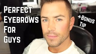 HOW TO GET PERFECT EYEBROWS  SkinCareWithRoss [upl. by Asyram]