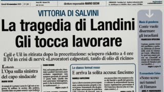 Rassegna stampa 16 novembre 2023 Quotidiani nazionali italiani Prime pagine dei giornali di oggi [upl. by Eatnwahs948]