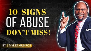 Signs of Emotional Abuse DR MYLES MUNROEAbuseAwarenessMylesMunroeTeaching [upl. by Seda]