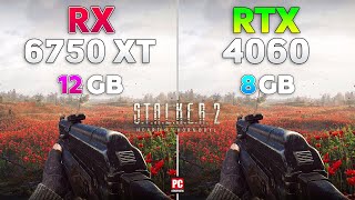 STALKER 2  RTX 4060 vs RX 6750 XT  1080p  1440p [upl. by Maon90]