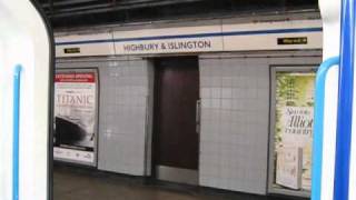 Inside a New Victoria Line Train at Highbury and Islington 16 April 2011 [upl. by Thistle370]