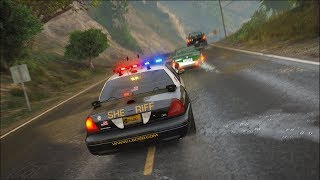 LSPDFR  Day 665  Plane crashes into Tongava Valley Hills [upl. by Standing]