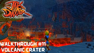 Jak and Daxter  The Precursor Legacy Volcanic Crater 100 Power Cell Walkthrough [upl. by Evelyn]