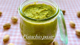 Homemade pistachio cream  Pistachio paste recipe [upl. by Ecital682]