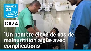 À Gaza les habitants démunis face à la malnutrition • FRANCE 24 [upl. by Eanil]