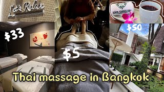 Thai Massage in Bangkok✨5 local massage Lets Relax and Luxury Day Spa The Oasis Spa Thailand [upl. by Warrick846]