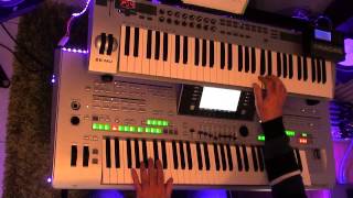 Boney M  Rasputin COVER played on tyros 3 with organ sounds [upl. by Ggerk]