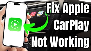 How To Fix Apple CarPlay Not Working iOS 17 [upl. by Ahsienaj120]