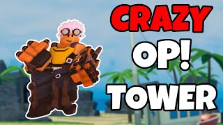 The New Brawler is Amazing  Tower SHOWCASE amp REVIEW  Roblox Tower Defense Simulator TDS [upl. by Ahsemak660]