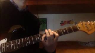 Gli Spari Sopra Live KOM 014 Intro Guitar Cover  Francesco Polese [upl. by Solokin]