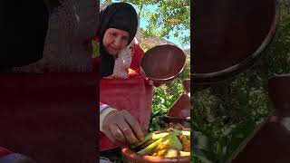 Cooking tagine with goat meat and traditional bread in the villages of Morocco [upl. by Oirretno]