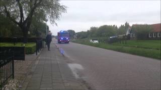 Prio 1 2738 7252 Havenweg Dinteloord Brand Schoorsteen [upl. by Llabmik]