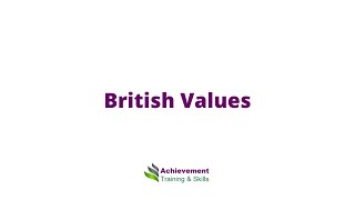 Behaviours Attitudes and Personal Development Lesson 3 British Values [upl. by Rainer]