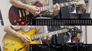 Reptilia  The Strokes Guitar Cover amp TAB Tutorial [upl. by Silvano395]