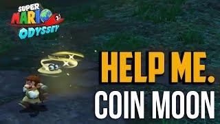 Super Mario Odyssey  A Treasure Made From Coins Moon Location in Wooded Kingdom [upl. by Avis]