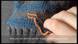 Weaving in ends  Knitting Techniques [upl. by Enyluqcaj]