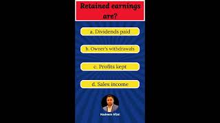 Retained earnings are [upl. by Leotie461]