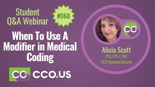 When To Use A Modifier in Medical Coding [upl. by Jump]