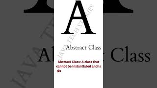 Abstract Class in Java [upl. by Evante]