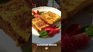 Yumurtalı ekmek nasıl yapılır  nefis yumurtalı ekmek yapımı sütsüz yumurtalı ekmek [upl. by Andromeda]