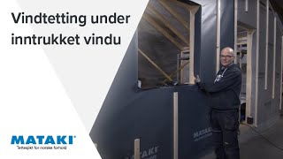 Vindtetting under inntrukket vindu  Prosjektering [upl. by Abixah]