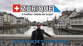 ZURIQUE é tudo isso mesmo SUÍÇA  Desbravando ep 19 [upl. by Joelle]