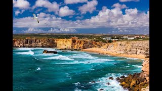 Beach Exploring Algarve  Praia Do Tonel  Sagres  Algarve  Portugal [upl. by Nabalas]