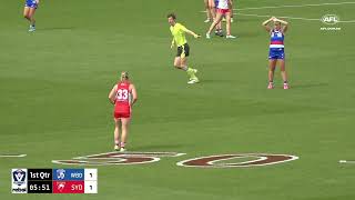 2024 VFLW Round 3 Western Bulldogs v Sydney Swans [upl. by Atahs]