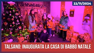 Talsano Taranto inaugurata la Casa di Babbo Natale [upl. by Pfeffer]