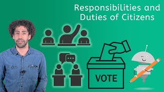 Responsibilities and Duties of Citizens  US Government for Kids [upl. by Arim]