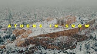 Athens in snow [upl. by Llerut553]