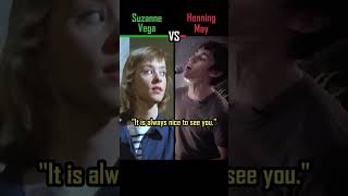 HENNING MAY vs SUZANNE VEGA  Toms Diner  shorts versus music [upl. by Witkin]