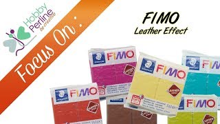 FIMO Leather Effect  FOCUS ON  HobbyPerlinecom [upl. by Celik]