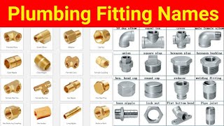 Plumbing Materials Name and Pictures  Plumbing Fittings  Plumbing Fixtures  Plumbing accessories [upl. by Zizaludba]