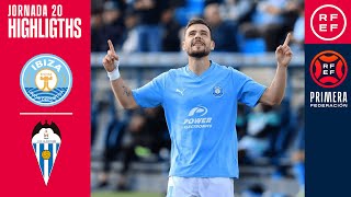 Resumen PrimeraFederación  UD Ibiza 30 CD Alcoyano  Jornada 20 Grupo 2 [upl. by Lucky]