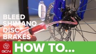 How To Bleed Shimano Hydraulic Disc Brakes [upl. by Airuam]