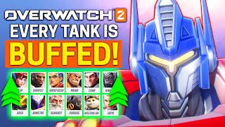 Overwatch 2 Just BUFFED EVERY Tank Hero MidSeason 11 Patch [upl. by Raila825]