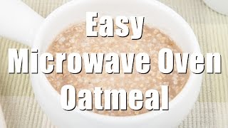 Homemade Microwave Oatmeal Using Quick Cooking Oats Med Diet Episode 4 [upl. by Enninaej]