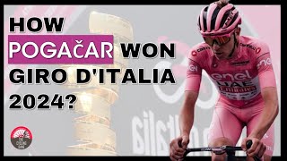 How Tadej Pogačar DOMINATED The Giro dItalia 2024  EXPLAINED [upl. by Ahsak]