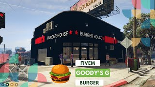 Fivem goodys burger Mlo  Interior amp map for Roleplay  FiveM mlo shop [upl. by Zined]