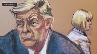 Donald Trump scowls as jury is picked to decide how much he owes for denying sex assault [upl. by Esyli]