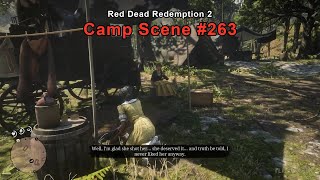 Mary Beth and Tilly talk about Mollys death  Camp Scene 263  Red Dead Redemption 2 [upl. by Ahselat]