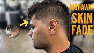 HAIRCUT TUTORIAL  MOHAWK BURST FADE [upl. by Barstow]