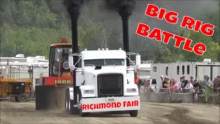 Big Rig Battle Semi Truck Pulls In Richmond Québec ASTTQ by JC Pulling Videos [upl. by Lamrert809]