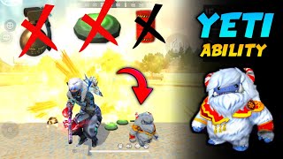 NEW YETI PET ABILITY TEST IN FREE FIRE  YETI PET SKILL  GARENA FREE FIRE [upl. by Eryt]